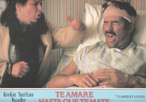 Caratula de cine: TE AMARE HASTA QUE TE MATE / I Love You to Death (numerado 07 en trasera)