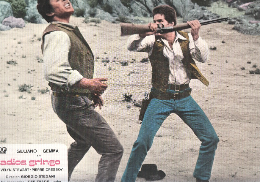 Caratula de cine: ADIOS GRINGO / Adios gringo  (numerado 02 en trasera)