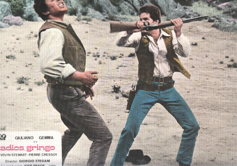 Caratula de cine: ADIOS GRINGO / Adios gringo  (numerado 02 en trasera)
