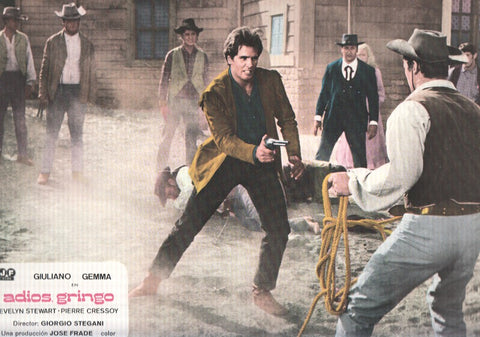 Caratula de cine: ADIOS GRINGO / Adios gringo  (numerado 06 en trasera)