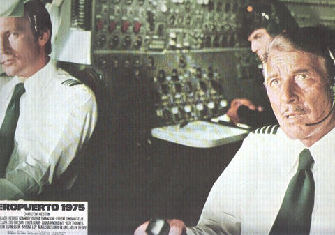 Caratula de cine: AEROPUERTO 75 / Airport 1975 (numerado 01 en trasera)
