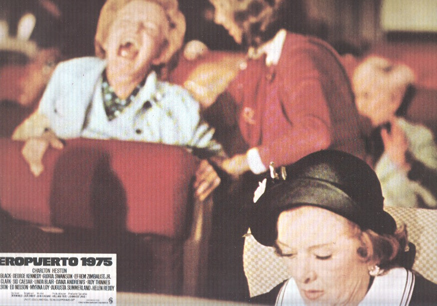 Caratula de cine: AEROPUERTO 75 / Airport 1975 (numerado 04 en trasera)