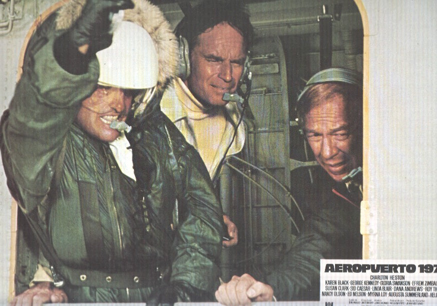 Caratula de cine: AEROPUERTO 75 / Airport 1975 (numerado 06 en trasera)