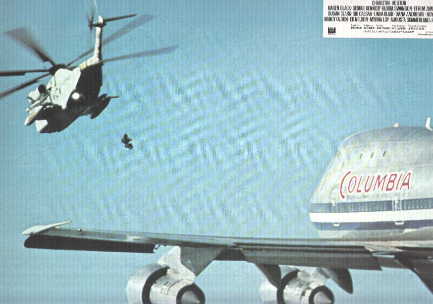 Caratula de cine: AEROPUERTO 75 / Airport 1975 (numerado 07 en trasera)