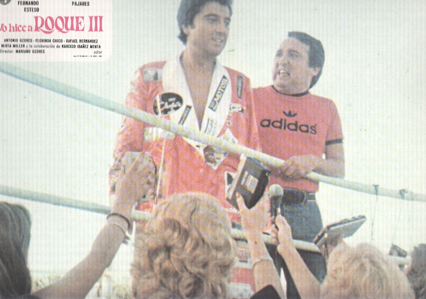 Caratula de cine: YO HICE A ROQUE III (numerado 01 en trasera)
