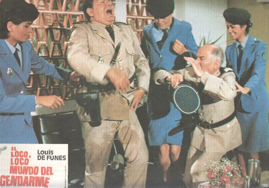 Caratula de cine: EL LOCO LOCO MUNDO DEL GENDARME (numerado 03 en trasera)
