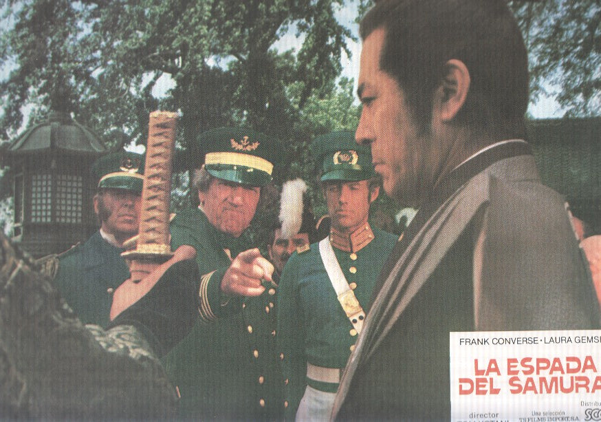 Caratula de cine: LA ESPADA DEL SAMURAI / The Bushido Blade (numerado 01 en trasera)