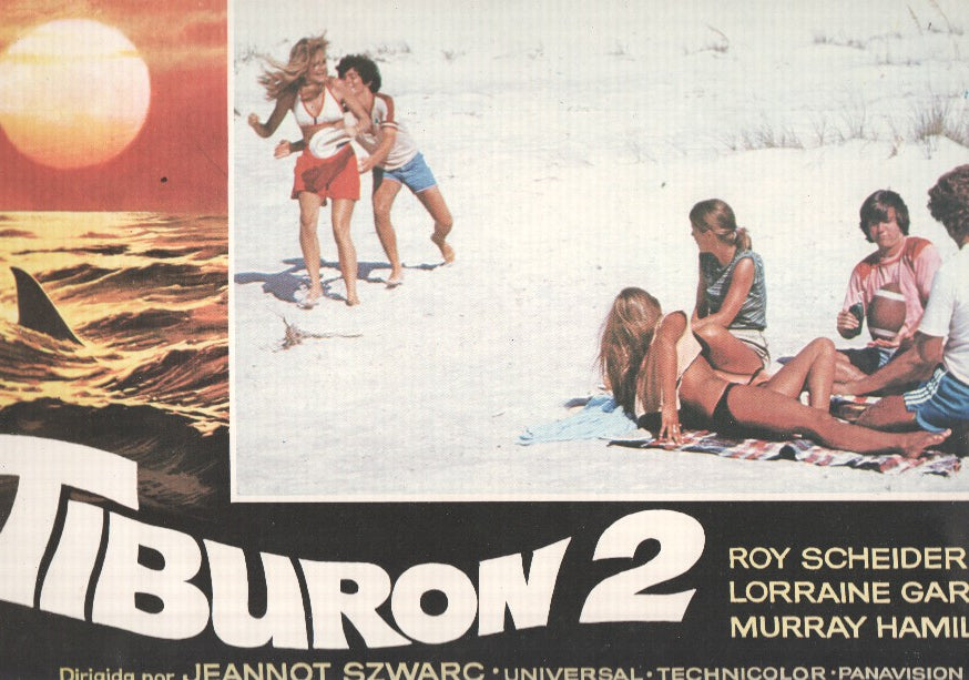 Caratula de cine: TIBURON 2 / Jaws 2 (numerado 03 en trasera)