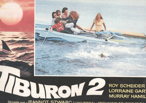 Caratula de cine: TIBURON 2 / Jaws 2 (numerado 05 en trasera)