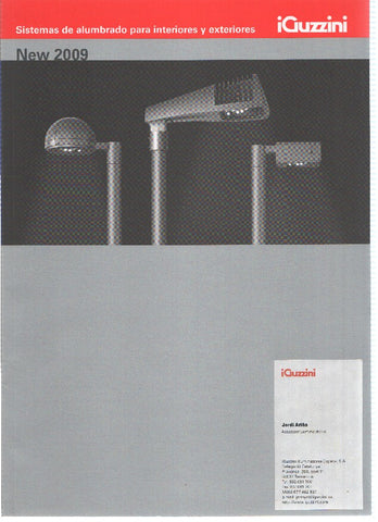 Catalogo: IGUZZINI: Sistemas de alumbrado para interiores y exteriores NEW 2009