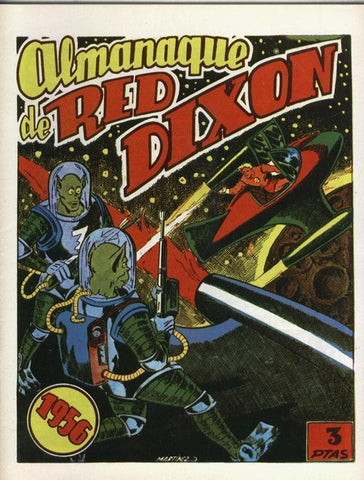 Red Dixon almanaque facsimil 1956: Tagra, mundo perdido