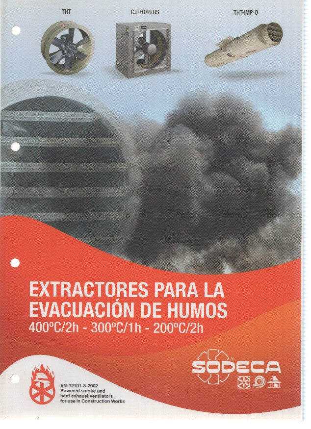 Catalogo: SODECA: Extractores para la evacucion de Humos (2002)