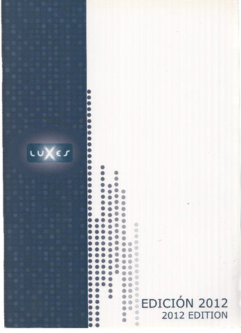 Catalogo: LUXES: Catalogo Iluminacion Edicion 2012