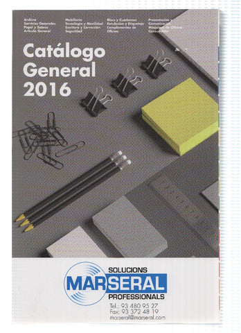 Gatalogo: MARSERAL Solucions Professionals: Catalgo 2016
