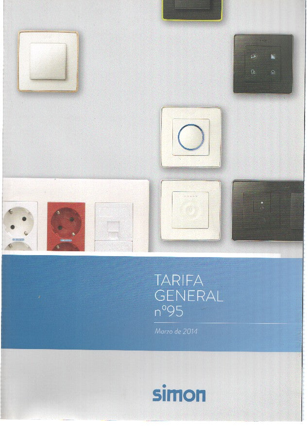 Catalogo: SIMON: Tarifa General Numero 95 (2014)