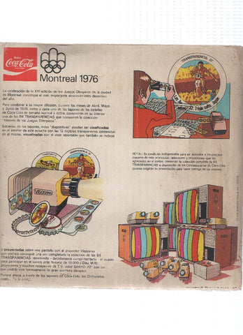 COCA-COLA: Montreal 1976 - Historia de los Juegos Olimpicos (Coleccion Completa Transparencias)