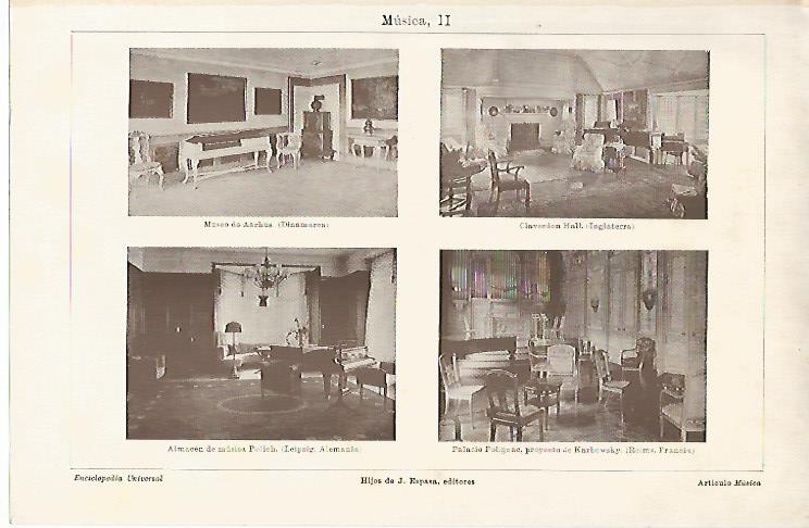 LAMINA ESPASA 10424: Museos de Musica