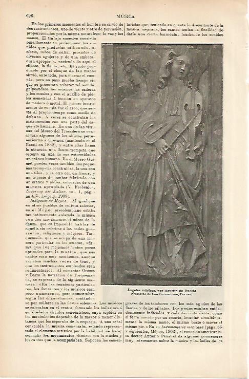 LAMINA ESPASA 10427: Angeles musicos por Agustin de Duccio