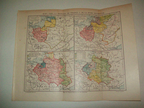 LAMINA ESPASA 10453: Mapas de la historia de Polonia