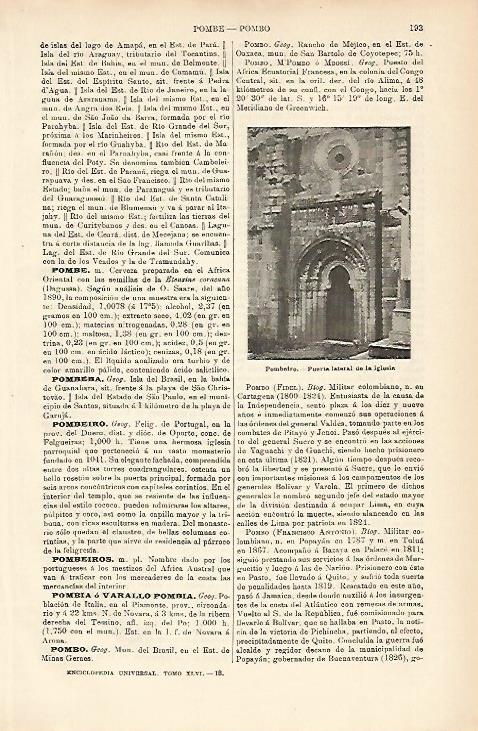 LAMINA ESPASA 10461: Iglesia de Pombeiro Portugal
