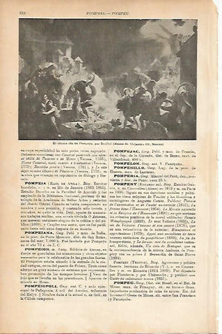 LAMINA ESPASA 10465: El ultimo dia de Pompeya por Brullof