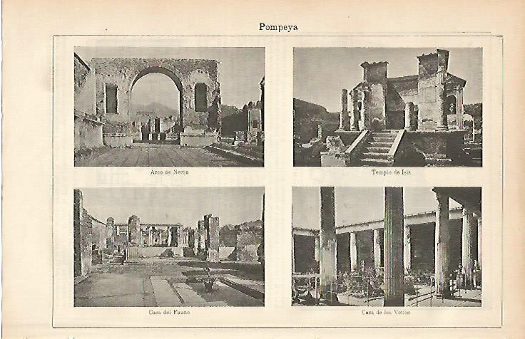 LAMINA ESPASA 10468: Vistas de Pompeya