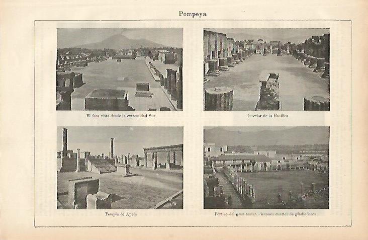 LAMINA ESPASA 10469: Edificios publicos de Pompeya