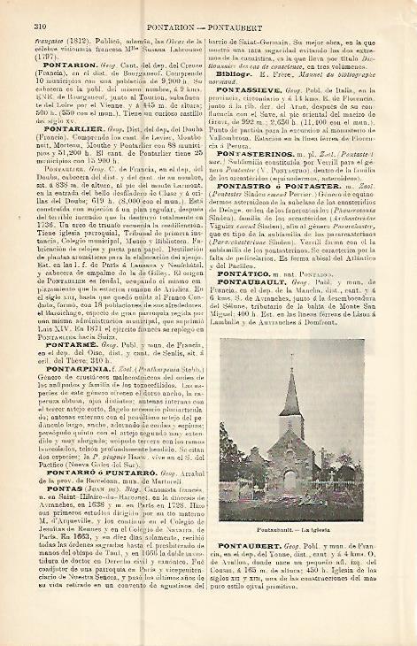 LAMINA ESPASA 10486: Iglesia de Pontaubault Francia