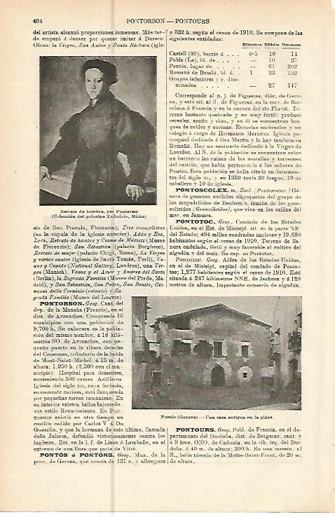LAMINA ESPASA 10509: Retrato de hombre por Pontormo. Casa de Pontos Girona