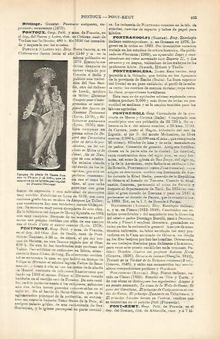 LAMINA ESPASA 10510: Santa Ana con la Virgen de Pontos Girona