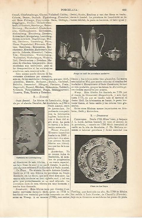 LAMINA ESPASA 10526: Tipos de porcelana