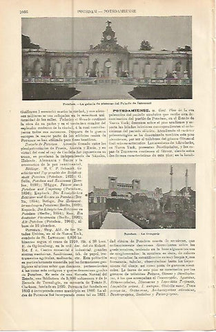 LAMINA ESPASA Alemania 10609: Palacio de Sanssouci en Postdam Alemania