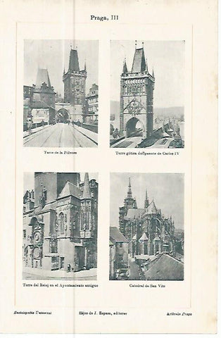 LAMINA ESPASA 10647: Torres de Praga