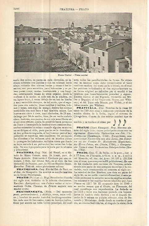 LAMINA ESPASA 10653: Vista general de Prato Italia