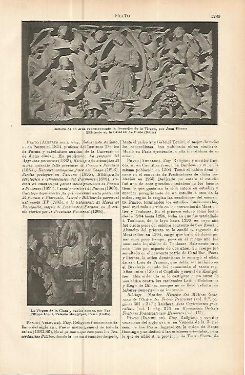 LAMINA ESPASA 10655: La Virgen de la Cinta por Pitti