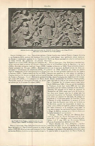 LAMINA ESPASA 10655: La Virgen de la Cinta por Pitti