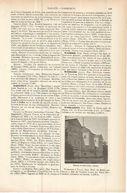 LAMINA ESPASA 10678: Palacio de Nadejdino Rusia