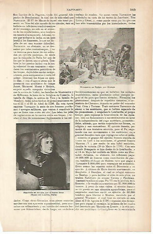LAMINA ESPASA 10706: Bonaparte en Egipto por Orange