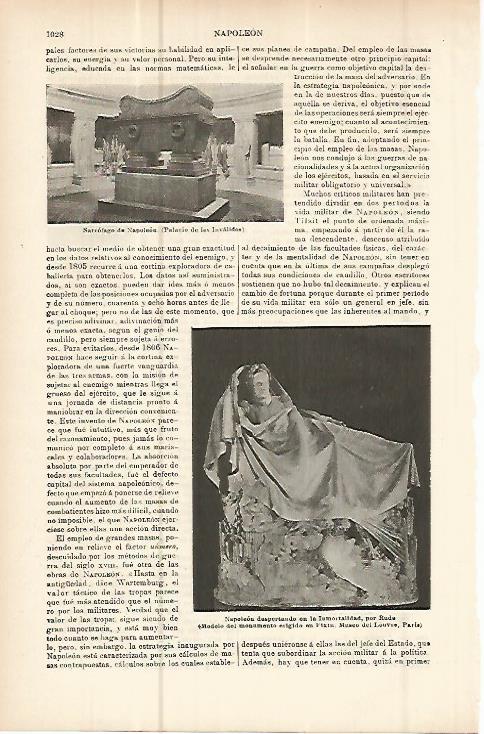 LAMINA ESPASA 10714: Sarcofago de Napoleon