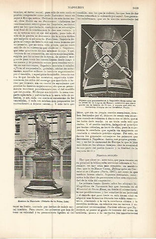 LAMINA ESPASA 10715: Objetos de Napoleon