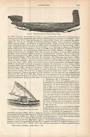 LAMINA ESPASA 10770: Lancha maori y lancha de las islas Fidji