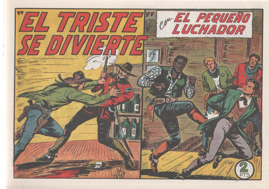Facsimil: El Pequeño Luchador numero 167: El triste se divierte
