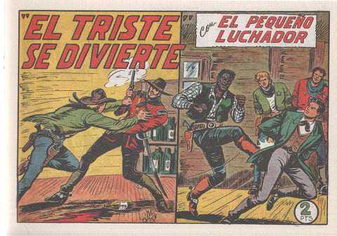 Facsimil: El Pequeño Luchador numero 167: El triste se divierte