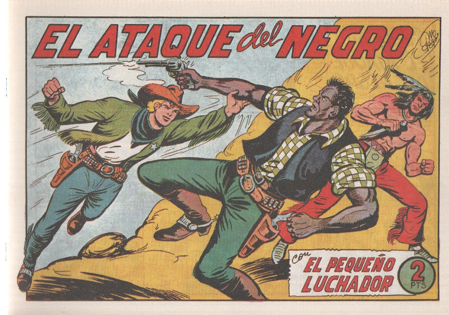 Facsimil: El Pequeño Luchador numero 169: El ataque del Negro