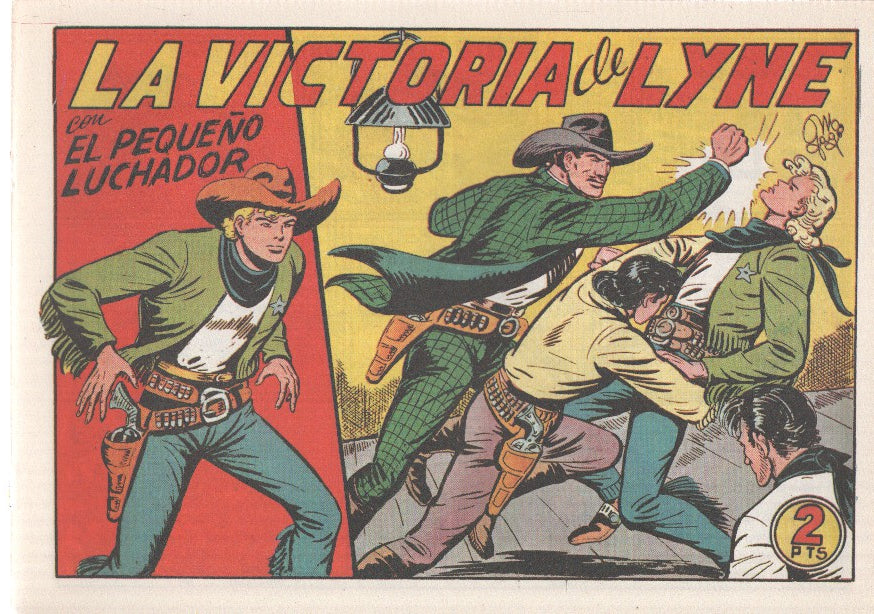 Facsimil: El Pequeño Luchador numero 173: La victoria de Lyne