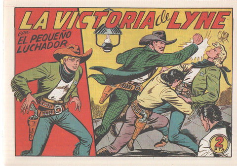Facsimil: El Pequeño Luchador numero 173: La victoria de Lyne