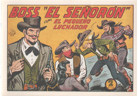 Facsimil: El Pequeño Luchador numero 176: Boss el señoron