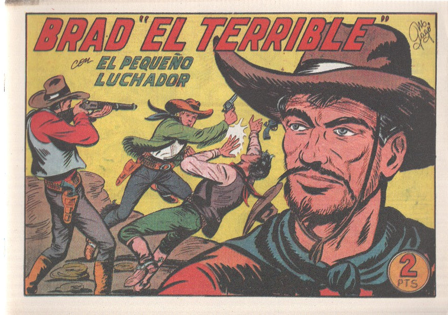 Facsimil: El Pequeño Luchador numero 180: Brad el terrible