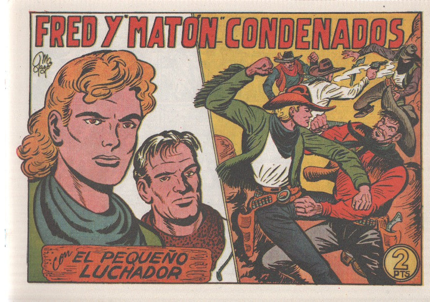 Facsimil: El Pequeño Luchador numero 181: Fred y Maton condenados