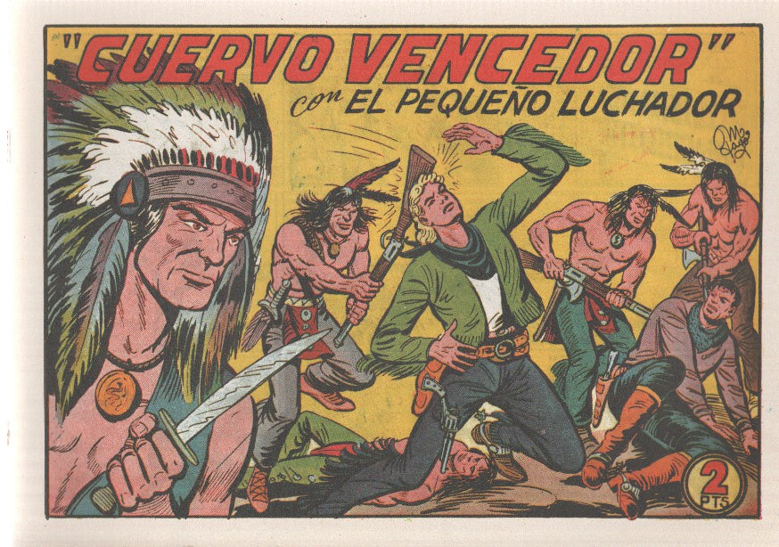Facsimil: El Pequeño Luchador numero 182: Cuervo vencedor